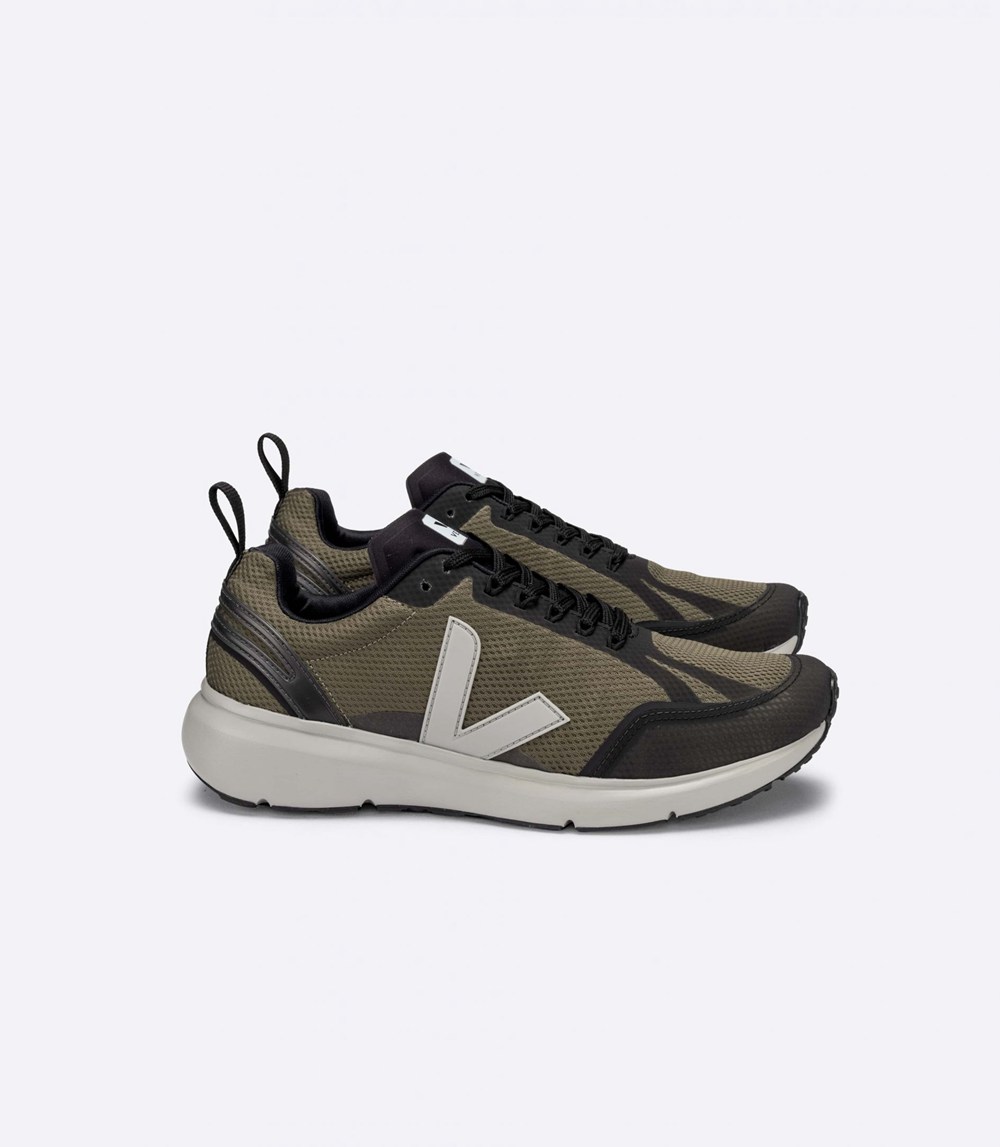 Veja Sneakers Mens - Condor 2 Alveomesh - Olive/White - 7091STKEV